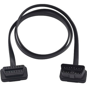 OBD2 �����P�[�u�� OBD2 16�s���I�X ���X�����P�[�u�� 16Pin OBD2�����P�[�u���f�f�A�_�v�^ �G���ȑя�̃P�[�u���� ���ׂĂ�OBD II�f�o�C�X�ɑΉ����Ă��܂� (1m)