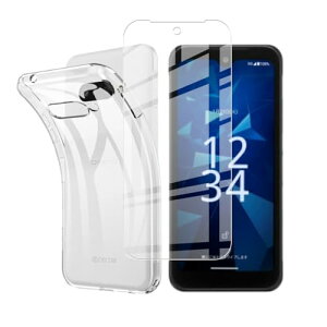 DIGNO SX4 KC-S305 / DIGNO SX4 Wi-Fi KC-S205 �K���X�t�B���� DIGNO BX3/BX3 Plus/BX3 �t�� �ی�t�B���� �����ߗ� ���^ ��U�h�~���� �P�[�X �N���A �\�t�g �V���R�� TPU �ی�P�[�X ���y��[1���Z�b�g�K���X�t�B