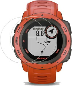 GARMIN Instinct instinct Tactical �K���X�t�B���� �����K���X �J�o�[ �ی�t�B���� �����K���X [2���Z�b�g] ��������
