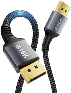 DisplayPort 2.1 P[u 3M 16K@60Hz 8K@120Hz 4K@240Hz 2K@360Hz 80Gbps  HDR10 DSC1.2a FreeSync G-SyncΉ Q[~O j^[ PC vWFN^[p fBXvC|[gP[u ϋvґg O[ 
