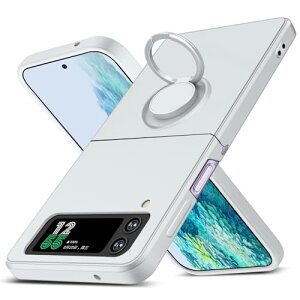 Galaxy Z Flip 4 �P�[�X �����O �V���R�� �����Y�ی� ���^ 360°��] �ԍڃz���_�[ TPU ��̌^ �h�� �y�� �X�g���b�v�z�[�� ���ϖh�~ �l���Ռ��z�� ������� ����~�� �t�B�b�g�� �M�����N�V�[Z Flip 4