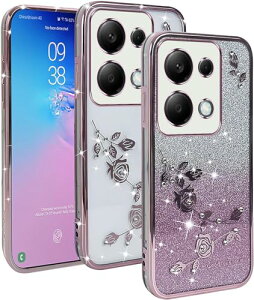 Redmi Note 13 Pro 5G / Xiaomi Poco X6 5G �P�[�X �y�� �����^ TPU ���� �O���b�^�[ �J�o�[ �L���L�� �P�� �X�}�z�P�[�X �������ďՌ��ɋ��� �C�菝�h�~ �����Y�ی� ���E�ȒP ( (���[�Y�S�[���h) ) ������