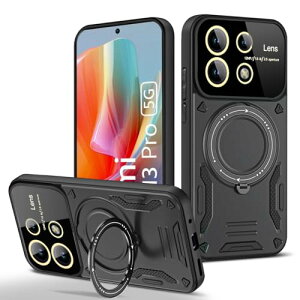 Redmi Note 13 Pro 5G / Xiaomi Poco X6 5G P[X TPU + PC Jo[ O 360x] X^h@\ ԍڃz_[ Yی ϏՌ Ռz wh~ C菝h~ EȒP (ubN) 