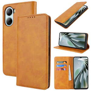 Libero 5G IV ケース 手帳型 保護カバー カード収納 マグネット ブラケット 耐衝撃 軽量 モダン シンプル PUレザー 折りたたみ式 フル保護カバー 男性 女性 スマート フォンケース (カーキ色)