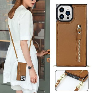 iPhone12 Pro Max 6.7 (2020) ケース 手帳型 肩掛け 首かけ 斜めがけ ショルダー カード収納 カバー RFID機能 PUレザー 手帳型ケース ストラップ スタンド スマホショルダー 軽量 耐久性 便利 落下保護