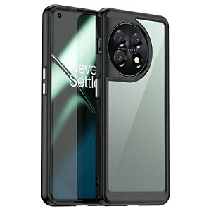 OnePlus 11 �P�[�X �y�� �����^ TPU+PC ���� �J�o�[ OnePlus 11 ��p �ϏՌ� �Ռ��z�� �w��h�~ �C�菝�h�~ �����Y�ی� ���E�ȒP (�u���b�N) ��������