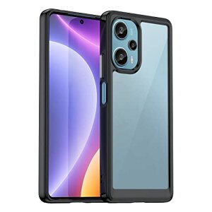 Poco F5 5G �P�[�X �y�� �����^ TPU+PC ���� �J�o�[ Xiaomi Poco F5 5G ��p �ϏՌ� �Ռ��z�� �w��h�~ �C�菝�h�~ �����Y�ی� ���E�ȒP (�u���b�N) ��������