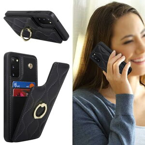 Galaxy S20 SC-51A SCG01 P[X O 蒠^ z^ ㉺J wʃ|Pbg Qi}[dΉ J[h[ lC  X}zP[X 360°]O- ubN 