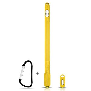Apple pencil P[X  h~ apple yV Jo[ VR [dLbv̕h apple pencil z_[ ֕i ݊i Sʕی iPad Pro 12.9 / 9.7 pencil Jo[ (Yellow) 