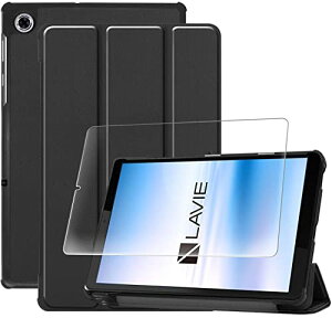 LAVIE Tab E TE510 / KAS 10.3C` P[X Lenovo Smart tab M10 Plus / Lenovo tab M10 FHD Plus (2nd Gen) یJo[Ռz + KXtB \ʍdx9H Uh~ ^ubg SʕیO[v (ubN) 