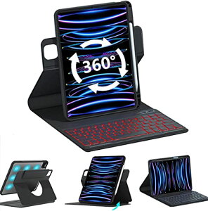 iPad 11 (A16) / iPad 10 L[{[hP[X cu y[ ۂL[ 󂭂ڂ 360x] ACpbh 11 2025 / iPad10 2024 L[{[ht P[X }Olbg     
