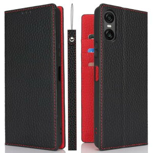 Xperia 10 VI �P�[�X �G�N�X�y���A10 VI �J�o�[ �蒠�^ �{�v �X�g���b�v docomo SO-52E SONY SOG14 �\�j�[ ��Z���� A402SO XQ-ES44 au �ϏՌ� SoftBank �J�[�h���[ �X�^���h�@�\ ���U�[-�u���b�N ��������