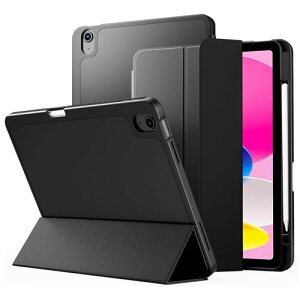 iPad P[X 2025 iPad 11 / 10 P[X A16 EFCN / X[v X^h@\ O܂X^h A3355 A3356 A2696 A2757 A2777 Pencil[\ ϋvی ϏՌ ω h~ (ubN)