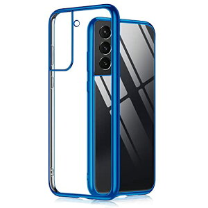 Galaxy S21 5G �P�[�X �N���A GalaxyS21 SC-51B SCG09 �ϏՌ� ���� �ی�J�o�[ �X�}�z�P�[�X �\�t�g TPU ���^ ���b�L���H �X�g���b�v�z�[���t�� ���y�� �J�o�[ (�u���[) ��������