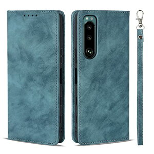 xperia 5 iii �P�[�X �蒠�^ �X�g���b�v �J�o�[ SO53B SOG05 A103SO SONY Xperia 5 iii lite �\�j�[ ��3���� �ϏՌ� �h�R�� �J�[�h���[ �}�O�l�b�g ���U�[ �X�G�[�h�̎���-�u���[ ��������