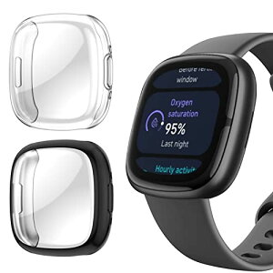 Fitbit Versa 4 / Sense 2 P[X Sʕی TPU bL ^b`x h~ ϏՌ یJo[ (/) 2 