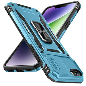 iPhone SE3 SE2 SE 8 7 �P�[�X �����O�t�� �ϏՌ� pc+tpu �ԍڃz���_�[�Ή� �y�� ���^ �C�菝�h�~ ���o���Ղ� 360°��] �X�^���h�@�\ �����O �X�}�z�J�o�[ ���C�g�u���[ ��������