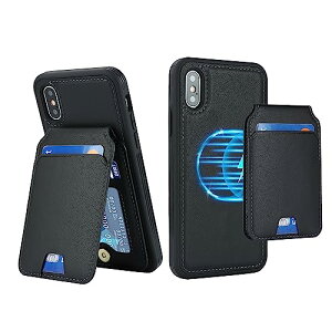 iPhone X P[X MagSafe iphone XSJo[ }OZ[t0ϏՌ wʃJ[h[  CX[dΉ(5.8C`Ή)-ubN 