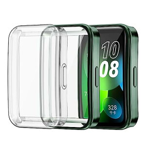 HUAWEI Band 10 / 9 / 8 P[X TPU Sʕی ϏՌ ^ y یP[XJo[ ( / O[)[2] 