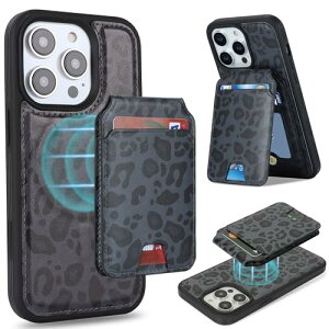 iPhone 14 Pro Max P[X MagSafe iPhone 14 Pro MaxJo[ }OZ[t ϏՌ wʃJ[h[  O\ CX[dΉ (6.7C`Ή)-ubN (qE) 