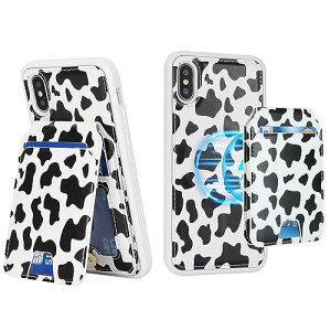 iPhone X P[X MagSafe iphone XSJo[ }OZ[t ϏՌ wʃJ[h[  CX[dΉ(5.8C`Ή)-ubN () 