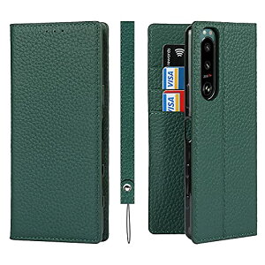 Xperia5 III �P�[�X �蒠�^ SO53B SOG05 �蒠�^ �{�v A103SO �X�g���b�v Xperia 5 iii lite SONY Xperia 5 iii ��3���� �\�j�[ �ϏՌ� �J�o�[ �J�[�h���[ �X�^���h�@�\ ���U�[ -�O���[�� ��������