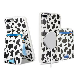 iPhone8Plus P[X MagSafe iphone 7 Plus Jo[ }OZ[t  ϏՌ wʃJ[h[ CX[dΉ tFCNU[(5.5C`Ή)-ubN () 