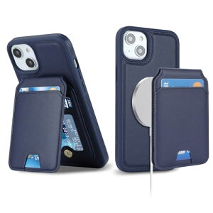 iPhone 13 MiniP[X MagSafe iPhone 13 Mini Jo[ }OZ[t  ϏՌ wʃJ[h[ CX[dΉ tFCNU[(5.4C`Ή)-_[Nu[ 