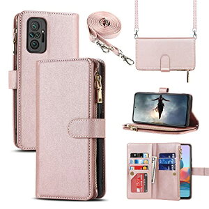 Redmi Note 10 Pro �P�[�X �蒠�^ ��|�� ���|�� �΂߂��� �V�����_�[ TPU PU���U�[ �}�O�l�b�g ���z�^ ���D ���K ��e�� ���[ �X�^���h �V���I�~ ���b�h�~�[note10Pro �X�g���b�v�t�� �����h�~ �ϏՌ� 