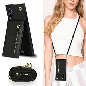 Galaxy Note 10 Plus SC-01M / SCV45 �P�[�X �蒠�^ ���z�^ �񂩂� PU��v+TPU �w�ʃJ�[�h�P�[�X �J�[�h���[ �X�e���g�@�\ �X�^���h�@�\ �Ў葀�� ���C�����X�[�d �����h�~ �y�� ���@�\ �X�}�z�P�[�X �X