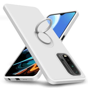 Xiaomi Redmi 9T / Redmi Note9 4G �P�[�X TPU �ϏՌ� �����O �V���R���P�[�X ���^ �\�t�g �S�ʕی�J�o�[ �w��h�~ �����O�t�� �X�^���h�@�\ �ԍڃz���_�[360°��] �����Y�ی� �X�g���b�v�z�[���t�� �X
