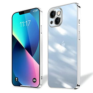 iPhone 13 P[X ϏՌ y ACtH13 X}zP[X wʃNA 胁bLH TPU یJo[ h~ Xgbvz[t CX[d ho ̌^ (Vo[) 