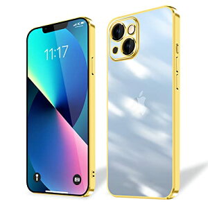 iPhone 13 P[X ϏՌ y ACtH13 X}zP[X wʃNA 胁bLH TPU یJo[ h~ Xgbvz[t CX[d ho ̌^ (S[h) 