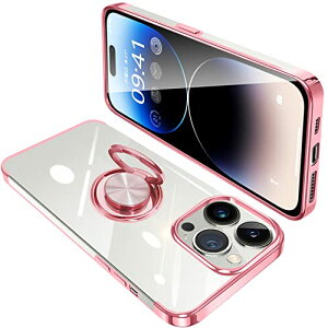 iPhone 14 Pro P[X Ot  iPhone 14Pro O Jo[ ϏՌ TPU bLH 360°] X^h@\ ԍڃz_[ Xgbvz[t 6.1C` ([YS[h) 