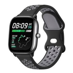20mm oh oh Amazfit GTS4 Mini xg/Amazfit GTS 4 poh/Amazfit Bip 3 / Amazfit GTS 3 / Amazfit GTS 2e Bip U Pro/Bip 3 Pro oh xg VRnh _炩 ߉\ (ubN/O[