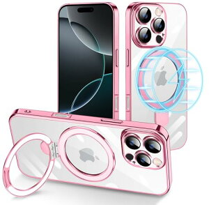 iPhone 16 Pro P[X NA MagSafe Ot Jo[ c ԍڃz_[ ϏՌ TPU X}zP[X @\ CX[d  y ^ ACtH16 Pro P[X[[YS[h] 