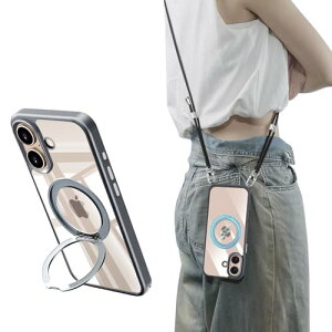 iPhone 16 P[X NA MagSafe 360x] X^h }Olbg CX[d Jo[ V_[ lbN Xgbvt \ ϏՌ X}zP[X @\ px y ^ V