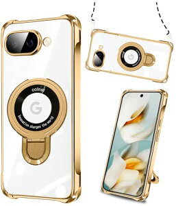 Google Pixel 9a P[X Ot sNZ9A MagSafe NA Pixel 9aJo[ ԍڃz_[ CX[d ϏՌ ͋ Sʕی wh~ }Olbg @\ X^h ^ y TPU  X}z