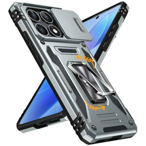 Xiaomi POCO X6 PRO �P�[�X �����O�t�� �ϏՌ� pc+tpu �ԍڃz���_�[�y�� ���^ �C�菝�h�~ ���o���Ղ� 360°��] �X�^���h�@�\ �����O �g�уJ�o�[ �D�F ��������