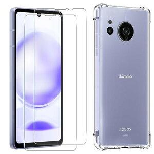 AQUOS Sense8 tB (2) + P[X SH-54D SHG11 SH-M26 KXtB tیtB KX Uh~ 3D TouchΉ x wh~ ANIXZX8 Jo[ _ TPU S ~ 