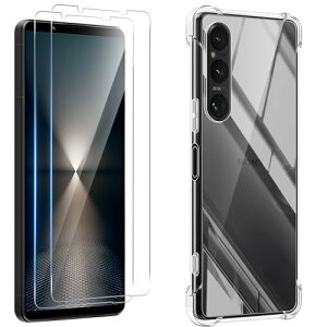 Xperia 1 VI SO-51E tB (2) + P[X GNXyA 1 VI KXtB tیtB KX Uh~ 3D TouchΉ x wh~ xperia1 vi Jo[ _ TPU S ~ 
