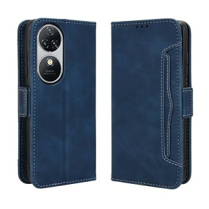 OUKITEL C38 �P�[�X �蒠�^ PU���U�[ �S�ʕی� �J�[�h���[ ���u���@�\�Ή� ��G��ǂ� �ϏՌ� ���藎���ɂ��� �w��h�~�g�� OUKITEL C38 �J�o�[(�u���[) ��������