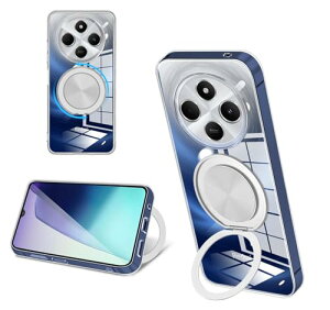 Xiaomi Redmi 14C �P�[�X �N���A �V���R�� MagSafe�Ή� �����O�t�� 360°��]�X�^���h �c�����Ή� �A�W���X�^�u���X�^���h �}�b�g�d�グ �ϏՌ� �V���I�~ ���b�h�~ 14C �J�o�[ �Ռ��z���|�P�b�g���� TP