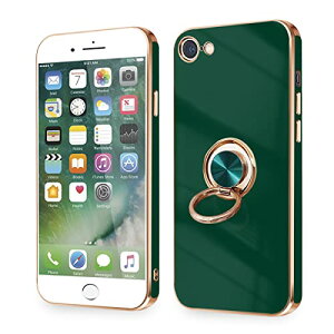 iPhone SE3 / SE2 P[X Ot ϏՌ ACtHSE2/SE3 O Jo[ 360°] X^h@\ TPU ԍڃz_[4.7C` Yی Xgbvz[t (O[) 