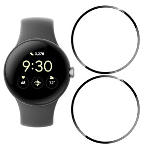 Google Pixel Watch 3 45mm یtB Jo[ یJo[ wh~ t ی tB یP[X [2Zbg] 