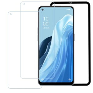 OPPO Reno 9 A/OPPO Reno 7 A �K���X�t�B���� �ی�t�B���� �u���[���C�g�J�b�g [2������] ��������