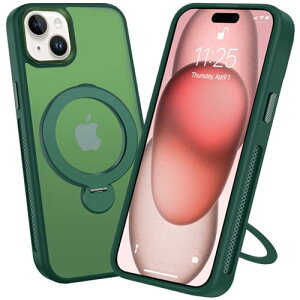 iPhone 15 P[X 360°]X^h MagSafe ACtH15 ϏՌ O Jo[ iPhone15 X}zP[X Ot ^h[dԍڃz_[ VFM O[ 