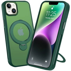 iPhone 14 / 13 P[X 360°]X^h MagSafe ACtH14 ϏՌ O Jo[ iPhone13 X}zP[X Ot ^h[dԍڃz_[ VFM O[ 