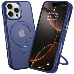 iPhone 16 Pro P[X 360°]X^h MagSafe ACtH16Pro ϏՌ O Jo[ iPhone16Pro X}zP[X Ot ^h[dԍڃz_[ VFM u[ 
