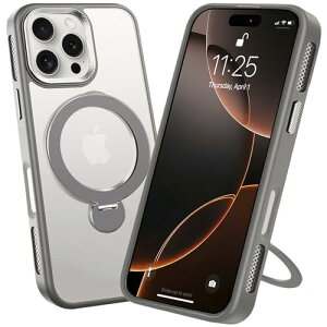 iPhone 16 Pro P[X 360°]X^h MagSafe ACtH16Pro ϏՌ O Jo[ iPhone16Pro X}zP[X Ot ^h[dԍڃz_[ VFM O[ 